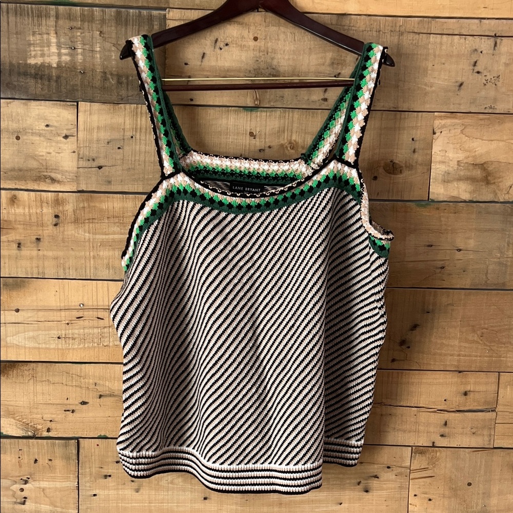 Striped Knit Tank Top